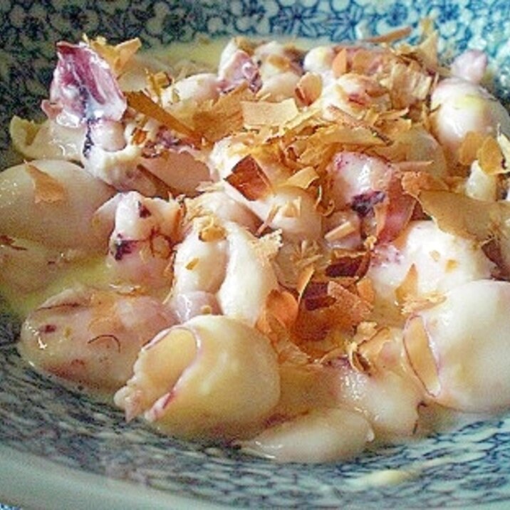 ヒイカの味噌マヨかつお和え レシピ 作り方 By ひろりん1106 楽天レシピ ヒイカの味噌マヨかつお和え レシピ 作り方 By ひろりん1106 楽天レシピ